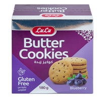 كوكيز زبدة التوت الأزرق الخالية من الغلوتين من لولو 180 جم