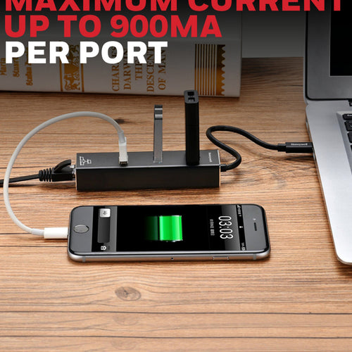 Honeywell Type-C to USB 3.0 with Gigabit Ethernet Adapter, HC000006