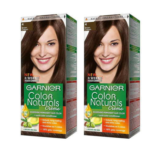 Garnier Color Naturals Creme 4 Brown Value Pack 2 x 1 pkt