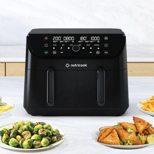 Nutricook Air Fryer Duo 2, 8.5 L, Black, NC-AFD185