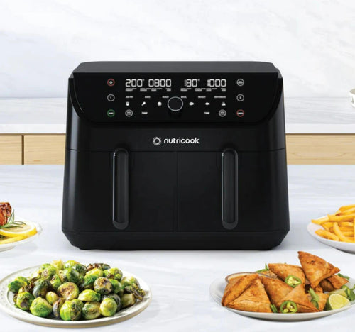 Nutricook Air Fryer Duo 2, 8.5 L, Black, NC-AFD185