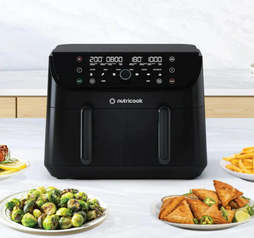 Nutricook Air Fryer Duo 2, 8.5 L, Black, NC-AFD185