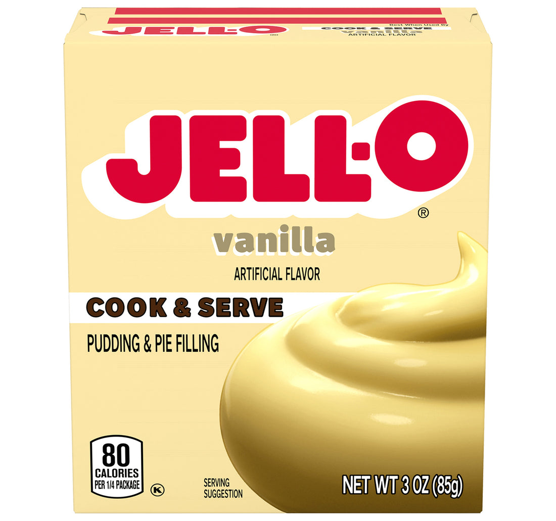 Jell-O Vanilla Cook & Serve Pudding & Pie Filling 85 g