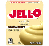 Jell-O Vanilla Cook & Serve Pudding & Pie Filling 85 g