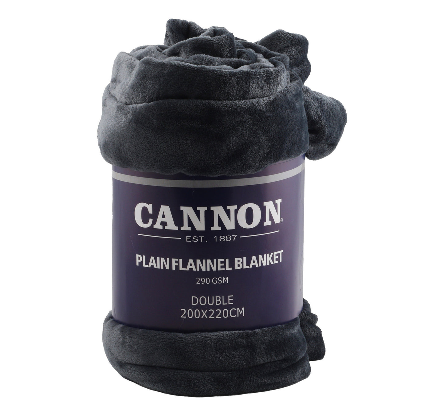 Cannon Flannel Blanket Double 200 x 220cm Assorted Colors