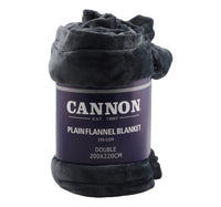 Cannon Flannel Blanket Double 200 x 220cm Assorted Colors