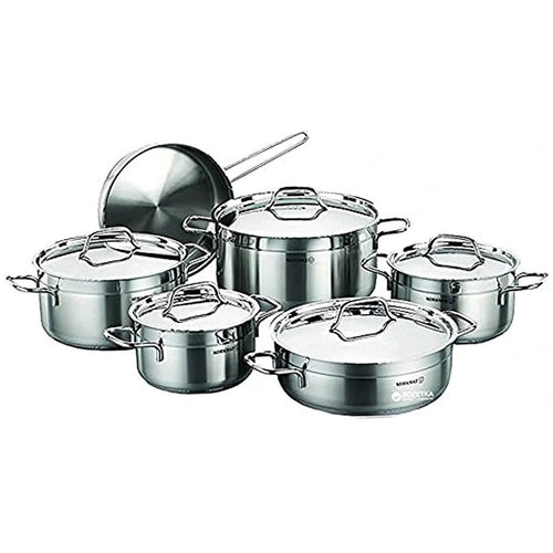 Korkmaz Alfa Plus Cookware Set, 11 pcs, Silver, A1610