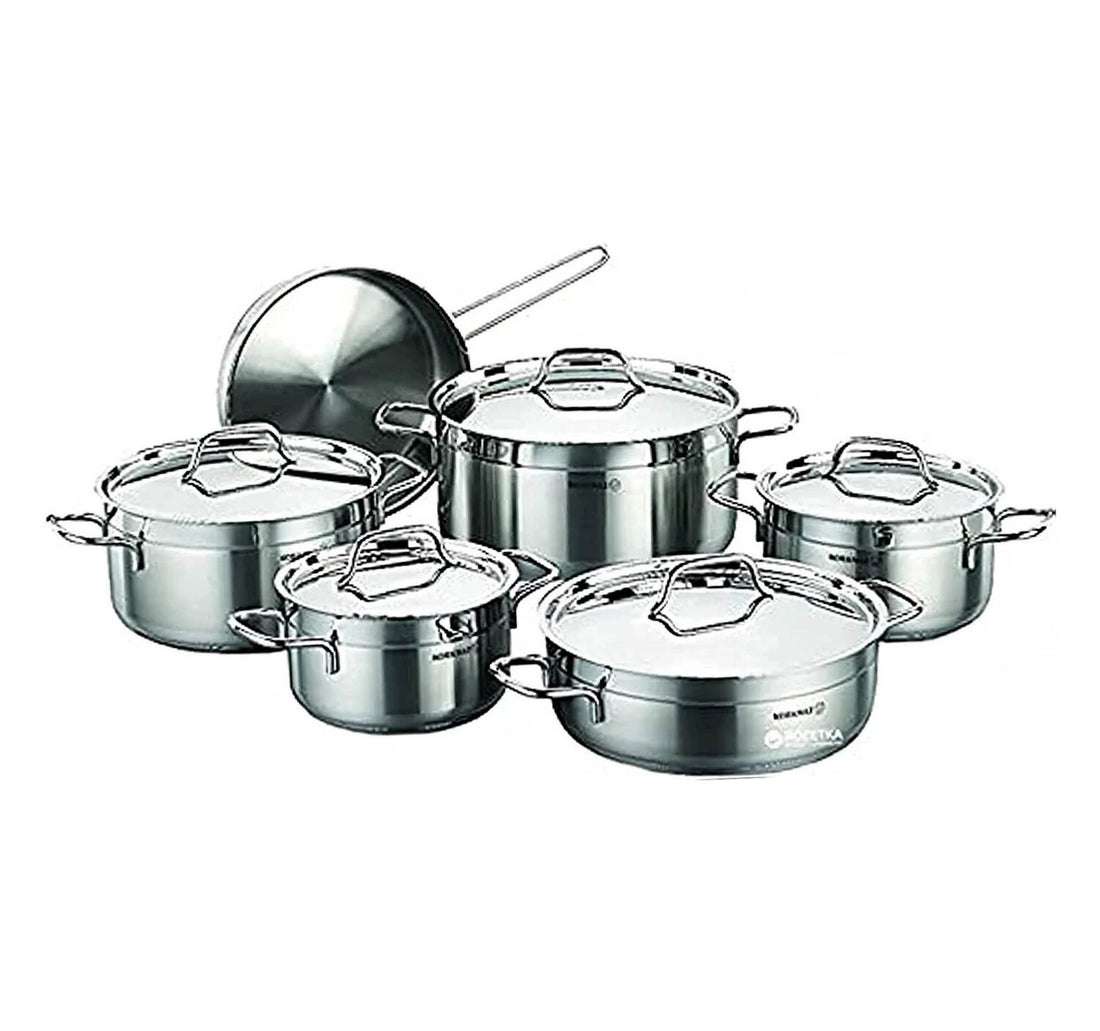 Korkmaz Alfa Plus Cookware Set, 11 pcs, Silver, A1610