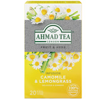 Ahmad Tea Camomile & Lemon Grass Tea 20 Teabags