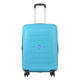 VIP 4Wheel Hard Trolley Manama Gold 55cm Blue
