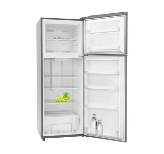 Aftron Double Door Refrigerator, 225 L, Stainless Steel, AFR320SSF