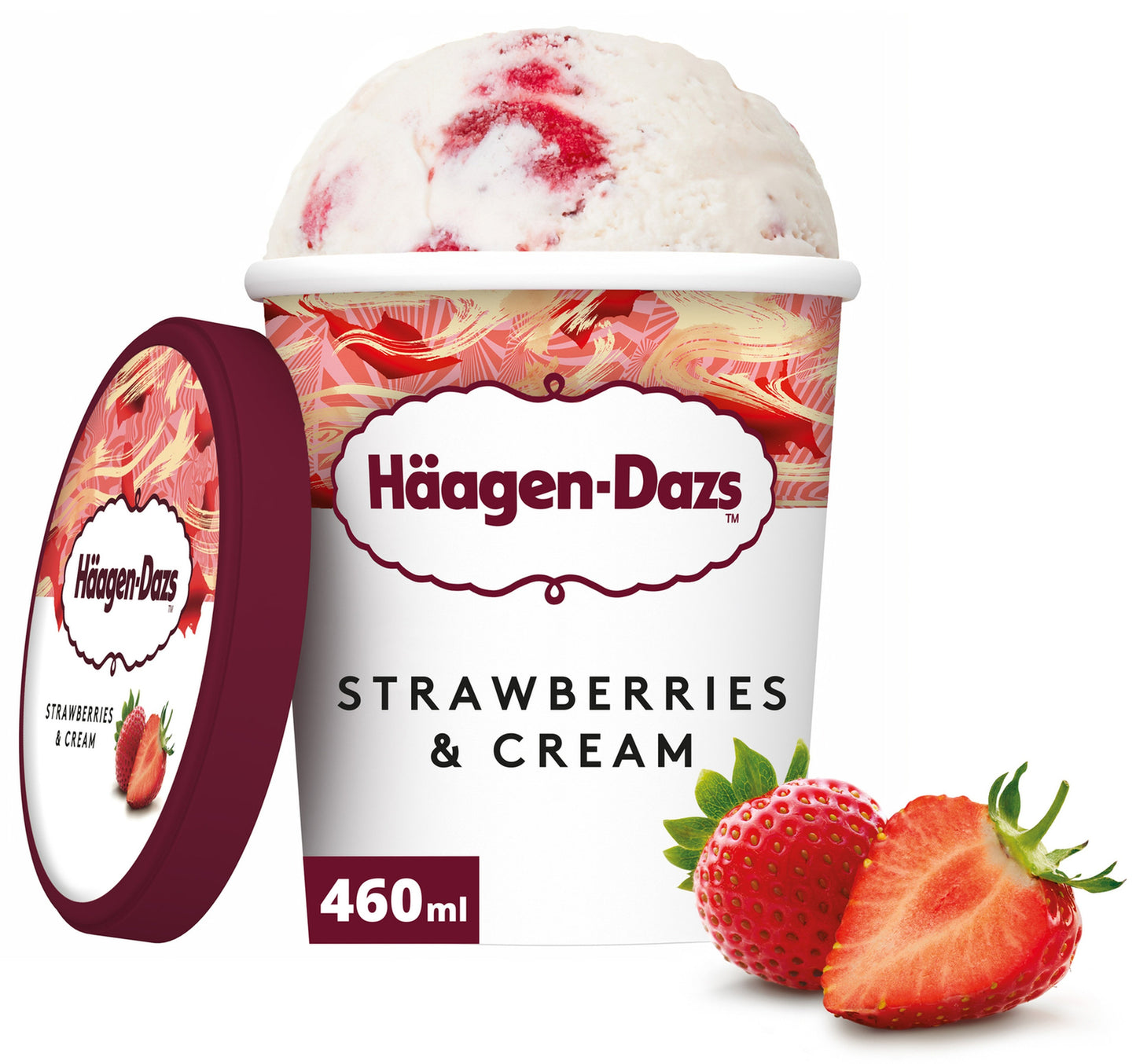 Haagen-Dazs Strawberries & Cream Ice Cream 460 ml