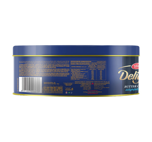 Tiffany Delights Butter Cookies Tin 405 g
