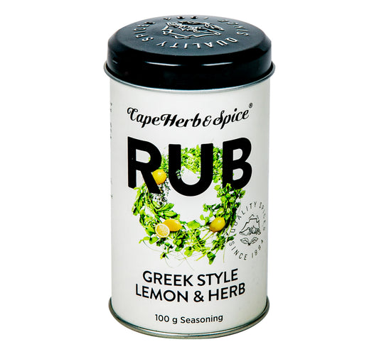 Cape Herb & Spice Rub Greek Style Lemon & Herb Seasoning 100 g