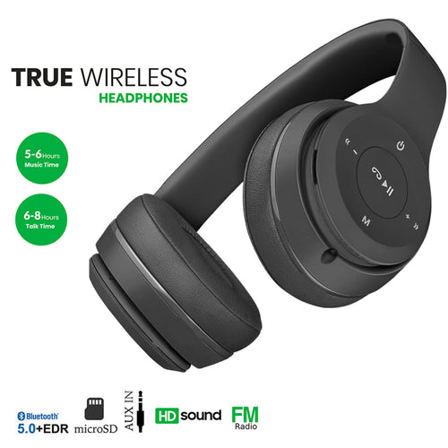 Iends Wireless Headphone Bluetooth Over-Ear Foldable Headset with Microphone V30 (Assorted Colours)