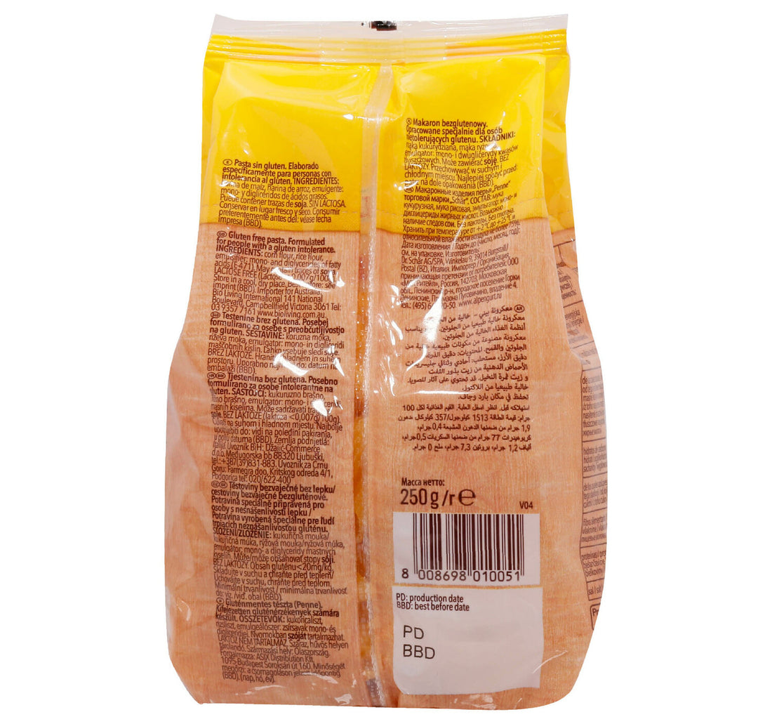 Schar Penne Pasta No. 21 Gluten Free 250 g