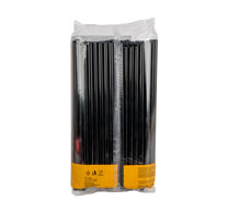LuLu Black Color Straw 8mm 100pcs
