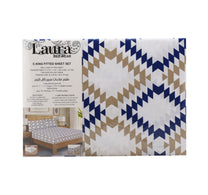 Laura Fitted Sheet 180 x 200cm Assorted Colors