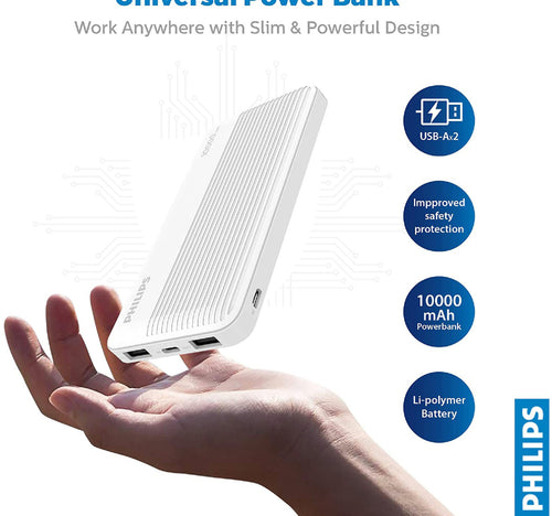 Philips Power Bank, 10000mAh, DLP7719N