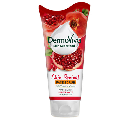 مقشر الوجه ديرموفيفا سكين ريفايفل بالرمان 150 مل