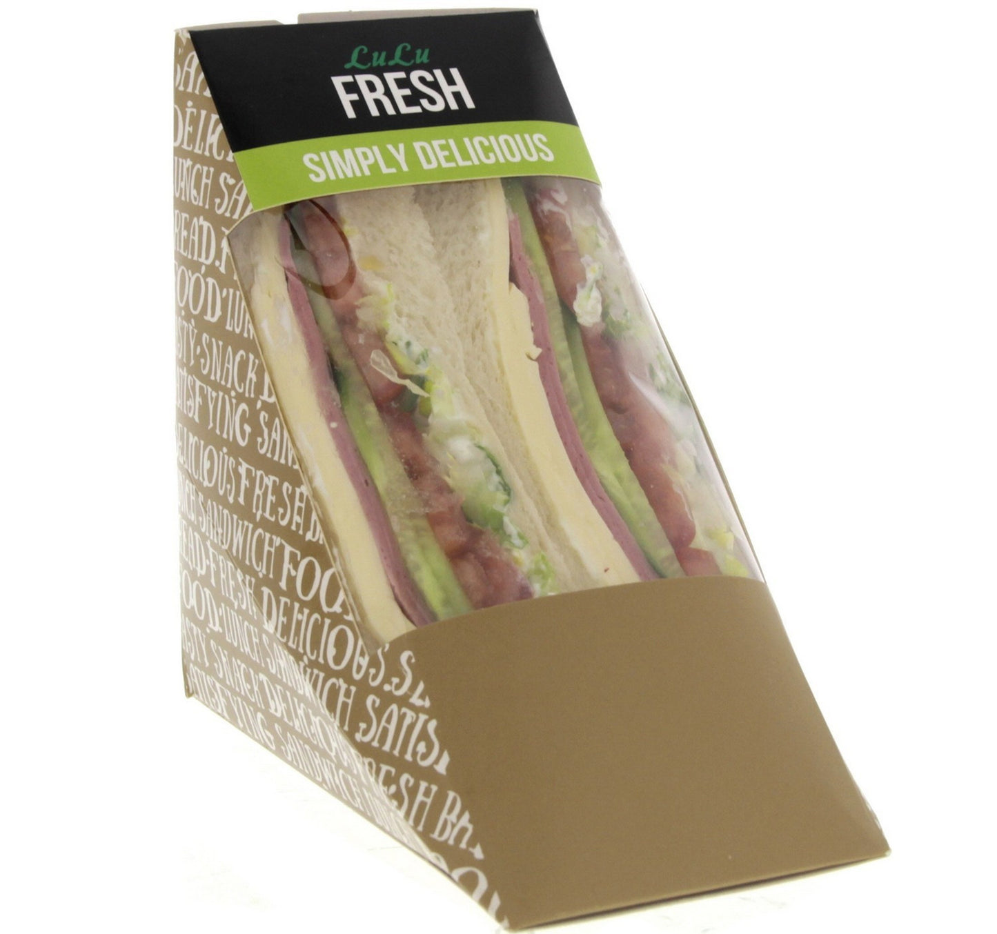 Beef Mortadella Sandwich 1 pc