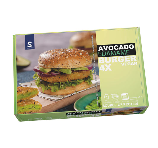 Salud Avocado Edamame Vegan Burger 4 x 90 g