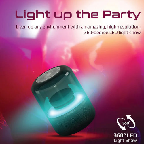 Promate LumiSound 360° Surround Sound Speaker Glitz