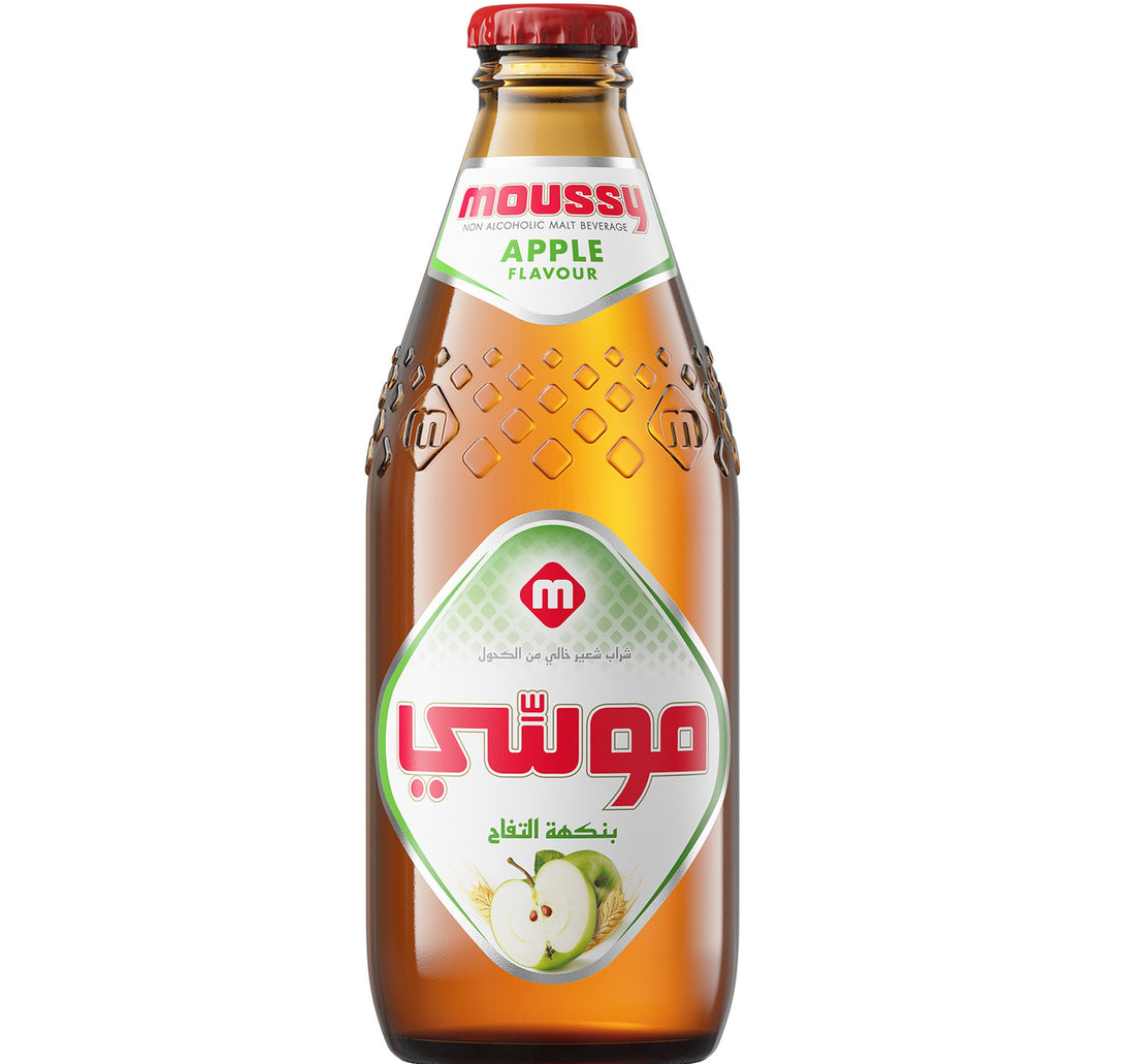 Moussy Apple Flavour Non-Alcoholic Malt Beverage 330 ml
