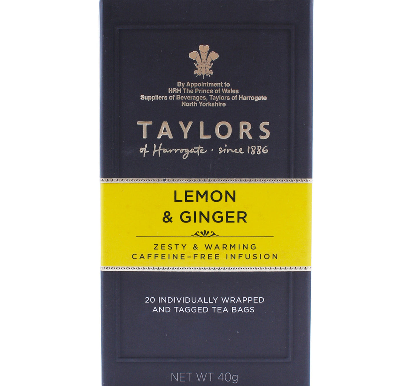 Taylors Lemon & Ginger Tea 20 Teabags 40 g