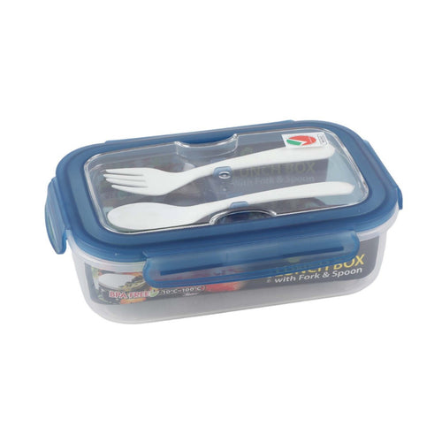 Elianware Lunch Box With Fork&Spoon E-675 1.3 Ltr