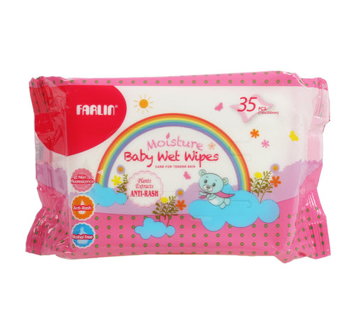 Farlin Moisture Baby Wet Wipes 35 pcs
