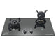 Ikon Glass Gas Hob IK-GL7502F 2Burner