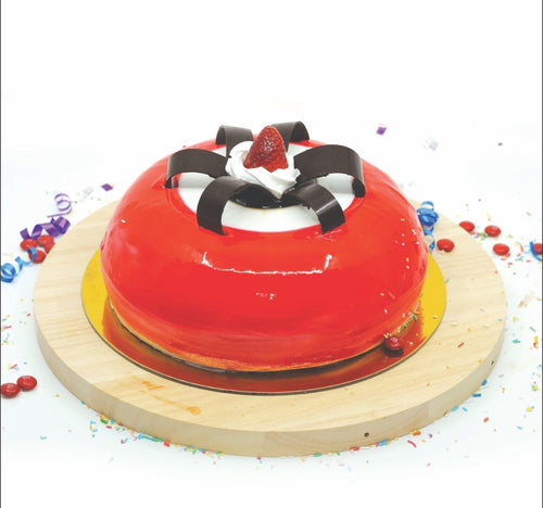 Strawberry Dome Cake