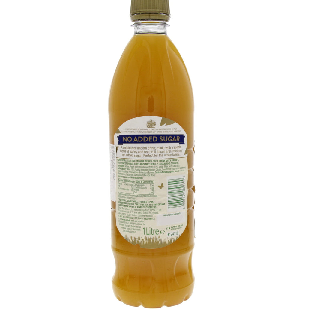 Robinsons Fruit & Barley Peach No Added Sugar 1 Litre