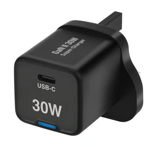 X.Cell Gan 2 Super Charger, 30W, Black, XL-HC-30W-1C-GAN-PD-BLK