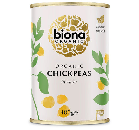 Biona Organic Chick Peas in Water 400 g