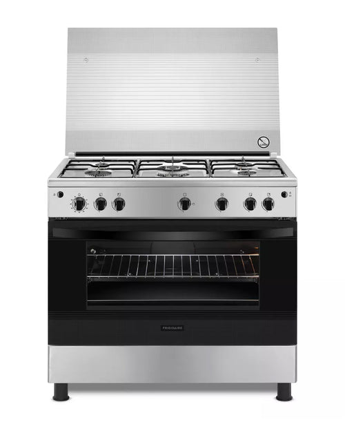 Frigidaire 5 Burners Free-Standing Gas Cooker, 90x60 cm, Stainless Steel, FNGJ90JGVP