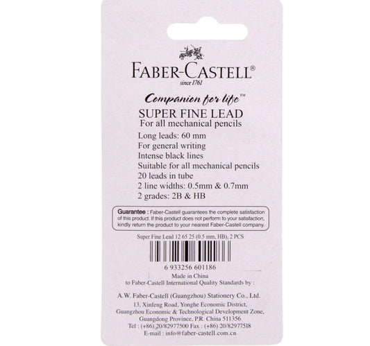 Faber-Castell Super Fine Pencil Lead 0.5 HB FCC126525