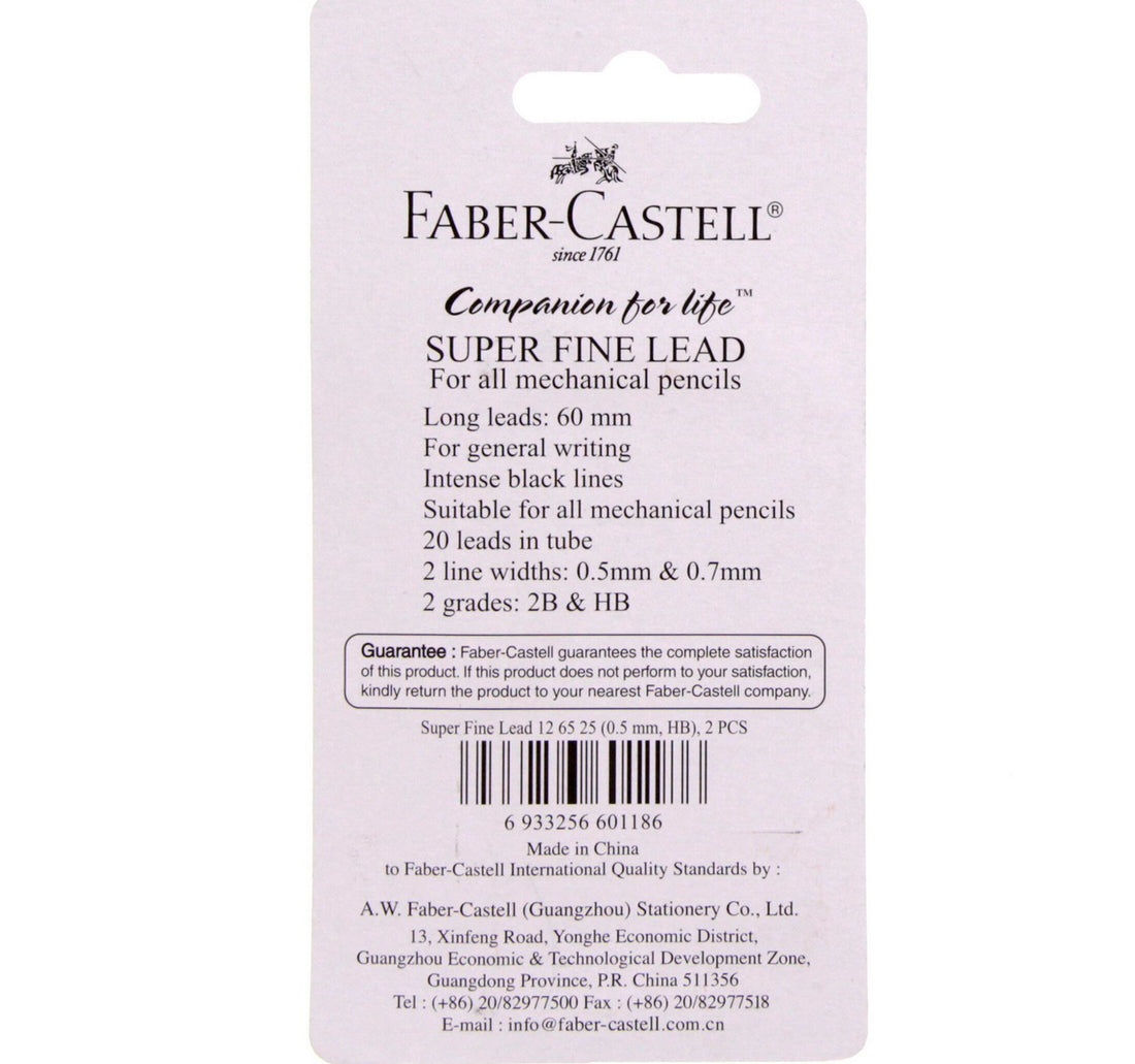 Faber-Castell Super Fine Pencil Lead 0.5 HB FCC126525