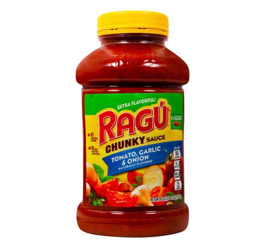 Ragu Chunky Sauce Tomato Garlic And Onion 1.27 kg