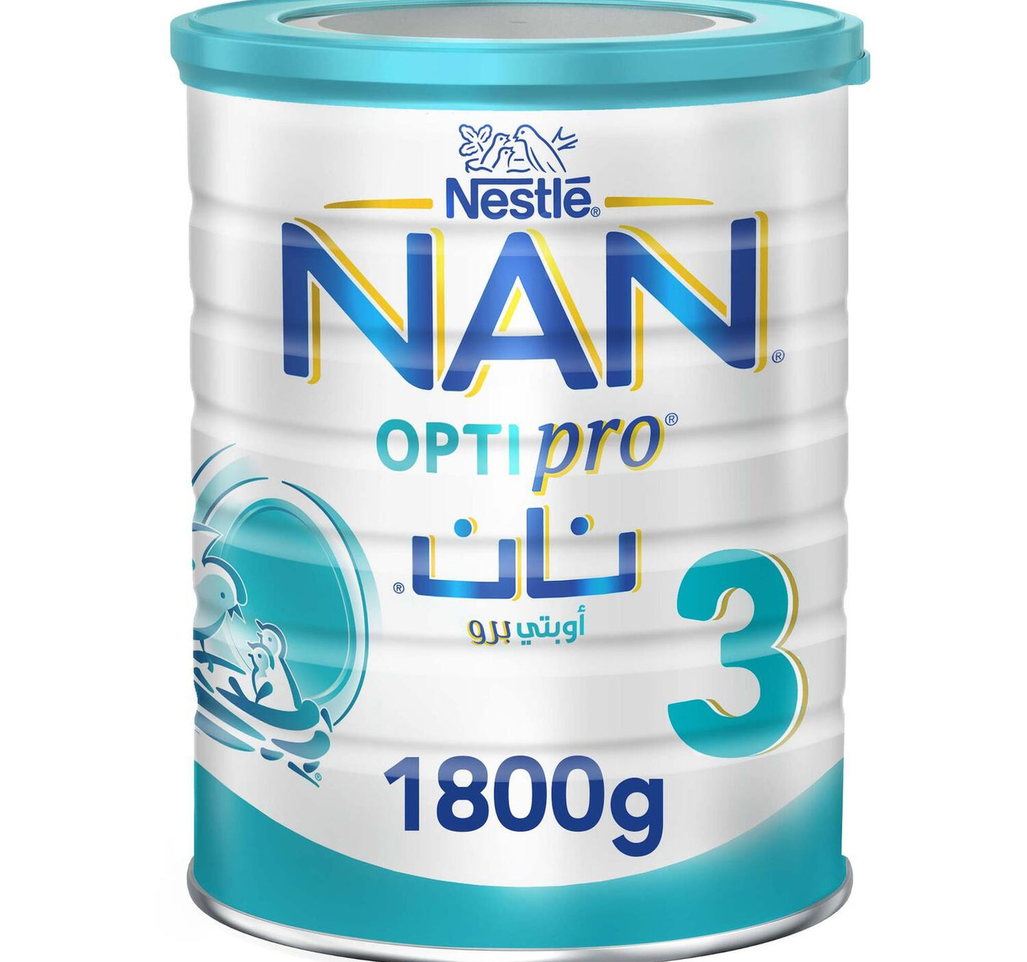 تركيبة نستله نان أوبتي برو المرحلة 3 للنمو من عمر سنة إلى 3 سنوات 1.8 كجم