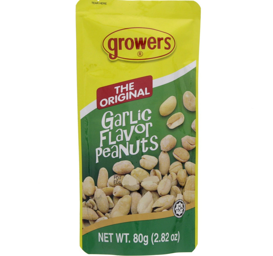 Growers The Original Garlic Flavor Peanuts 80 g