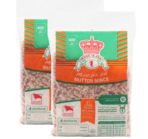 King Mutton Mince Value Pack 2 x 400 g
