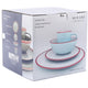 Miware Dinner Set 16pcs Plain + Red Edge