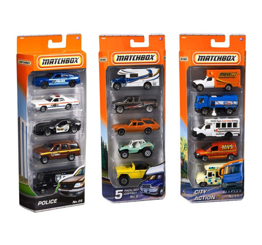 Mattel Matchbox Classic Car Ride 1Pack of 5, Assorted C1817-0