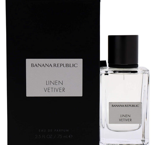 Banana Republic Linen Vetiver EDP Spray for Unisex, 75 ml