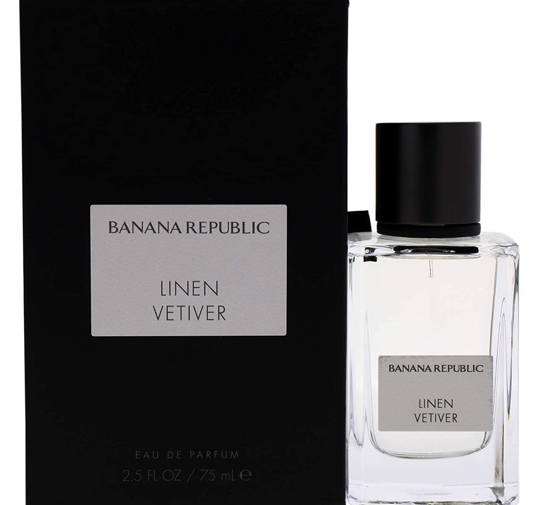 Banana Republic Linen Vetiver EDP Spray for Unisex, 75 ml
