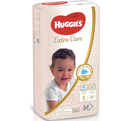 Huggies Extra Care Size 3 4 - 9 kg Value Pack 42 pcs