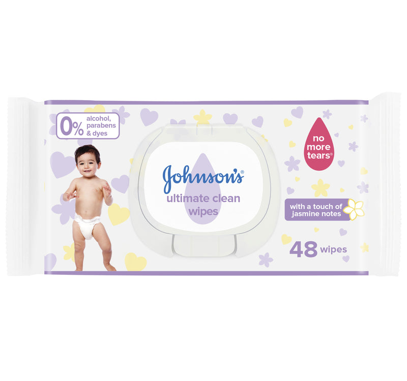 Johnson's Ultimate Clean Baby Wipes 48 pcs