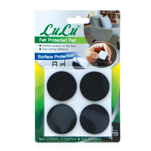 LuLu Felt Protected Pad 38mm AF12 4's Black Color